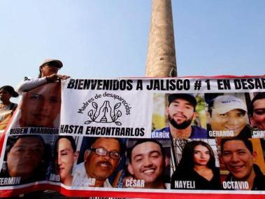 BBC Mundo: Protesta por desaparecidos en Jalisco, México.