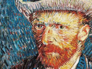 Autorretrato con sombrero de fieltro, Vincent van Gogh, 1888.