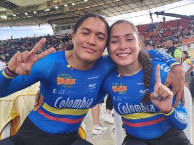 Stefany Cuadrado y Natalia Martínez, oro en el keirin del Mundial Juvenil de Pista.