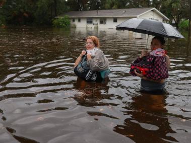Inundaciones causadas por el huracán Idalia en Florida.