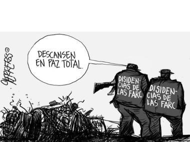Asesinados dos policías en el Meta - Caricatura de Guerreros