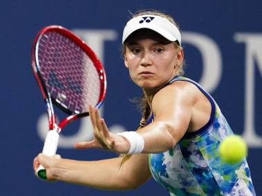 La tenista kazaja Elena Rybakina, número cuatro del escalafón de la WTA.