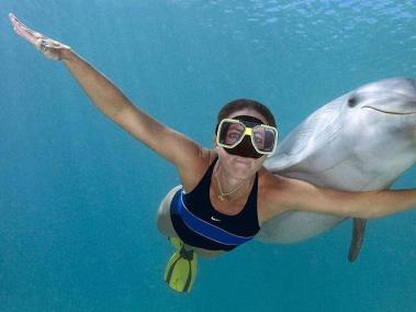 Los seres humanos y los mamíferos marinos como el delfín, compartimos el llamado "reflejo mamífero de inmersión".