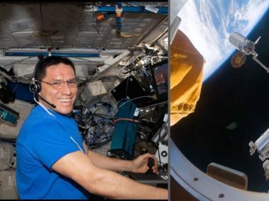 La misión de la astronauta y su equipo partió de la Tierra en septiembre de 2022.