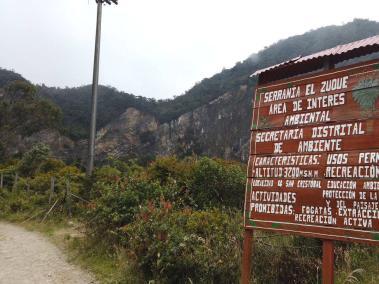 Parque Ecológico Distrital de Montaña Serranía El Zuque.