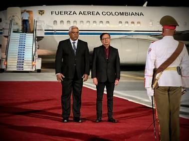 Presidente Gustavo Petro en Cuba.