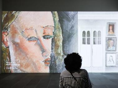 Exposición 'Modigliani, un pintor y su marchante', en el Museo de L'Orangerie de París.