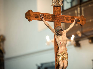La escultura del Cristo de la Sangre es un hallazgo cuyos detalles se han perdido con el tiempo.