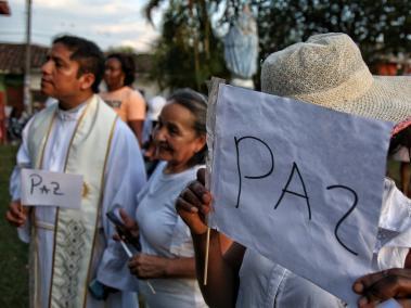Ante los actos terroristas de los últimos días, la comunidad de Timba, Cauca marcho para pedir garantías al gobierno nacional