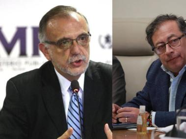 Iván Velásquez y el presidente Gustavo Petro