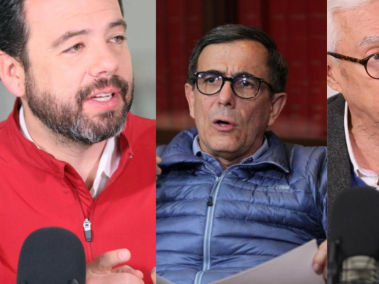 Carlos Galán, Jorge Valencia y Jorge Robledo, los tres con más reportes de ingresos hasta la fecha.