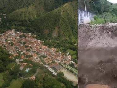 Creciente súbita dejó un muerto en Liborina, Antioquia.