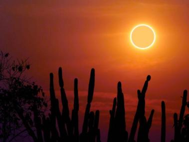 En todo Colombia se podrá apreciar el eclipse anular de sol.