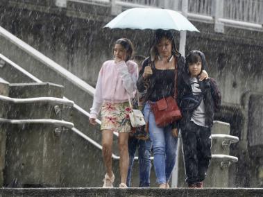 Esta tarde se presentan fuertes lluvias en la ciudad de Medellín