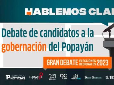 Debate de candidatos a la alcaldía de Popayán, capital de Cauca