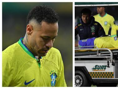 Neymar se lesionó de gravedad.