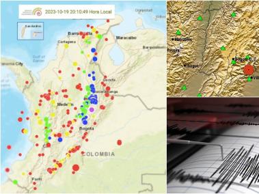 ¿Cuántos sismos suceden al día en Colombia?