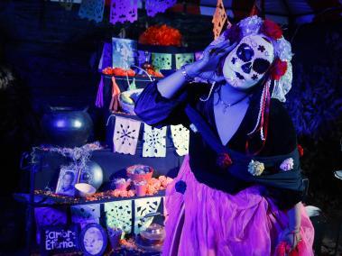 Personajes del terror se tomaron el parque Comfenalco Guayabal en Medellín para comenzar a vivir la semana de celebración de halloween