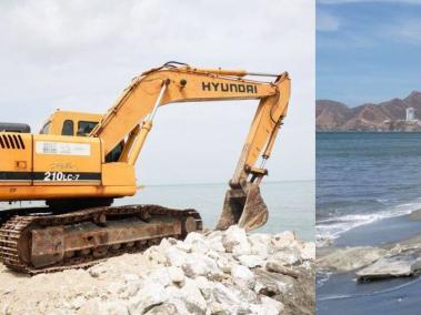 Las obras para frenar erosión en Playa Salguero podrían estar ocasionando un impacto ambiental negativo.