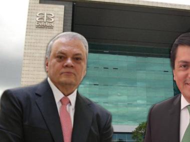El presidente de la CCB, Ovidio Claros y John Marcos Torres, candidato a vicepresidente del centro de arbitraje.