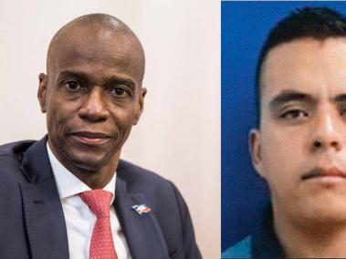 Presidente de Haití asesinado, Jovenel Moise, y el exmilitar colombiano Germán Rivera.