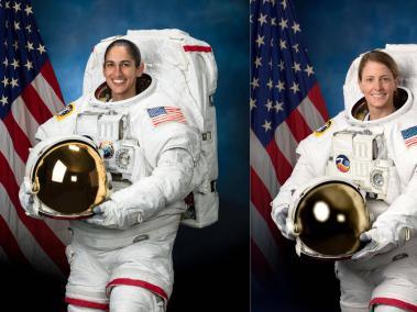La primera caminata espacial para las astronautas Jasmin Moghbeli y Loral O'Hara.