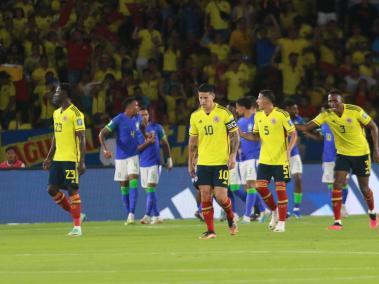 Barranquilla 16 noviembre 2023. Encuentro por las eliminatorias de la FiFa entre Colombia y Brasil.