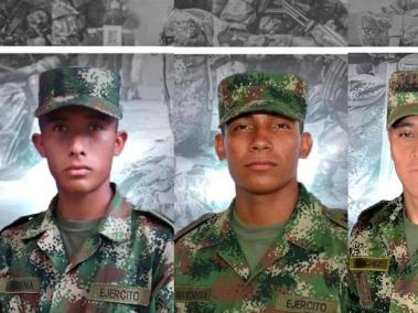 Soldados profesionales asesinados en Anorí, Antioquia, y en Santander de Quilichao, Cauca.