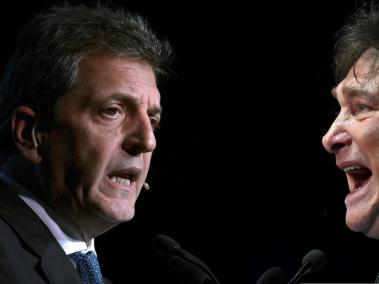 Sergio Massa y Javier Milei se disputarán la presidencia de Argentina este domingo.