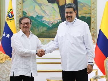 Reunión bilateral de los presidentes Gustavo Petro y Nicolás Maduro en Venezuela, sábado 18 de noviembre de 2023.