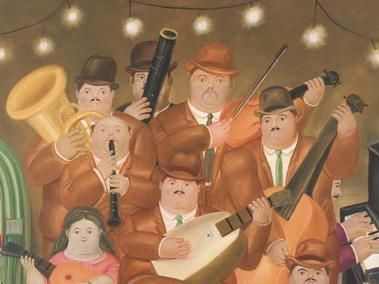 Fernado Botero pintó 'Los músicos' en 1979.