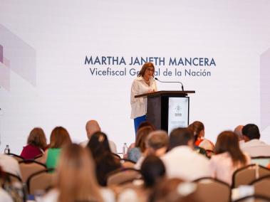 Vicefiscal Martha Mancera en Congreso de Derecho Disciplinario.