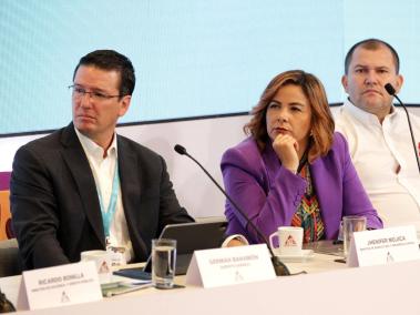 En el evento hicieron presencia Germán Bahamon, gerente general de la Federación Colombiana de Cafeteros; Jhenifer Mojica, ministra de agricultura.