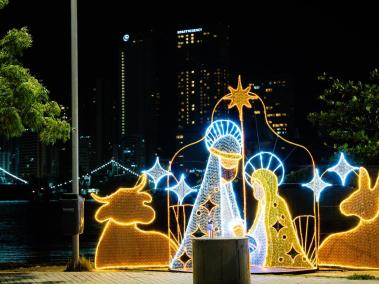 Navidad en Cartagena, la ciudad prende sus alumbrados este primero de diciembre.