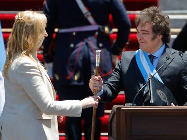 Posesión presidencial de Javier Milei en Argentina.