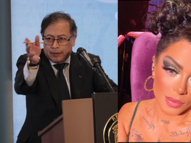 El presidente Gustavo Petro anunció acciones legales contra la cantante Marbelle.