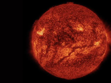 Las manchas solares son indicio de alta actividad en la superficie.