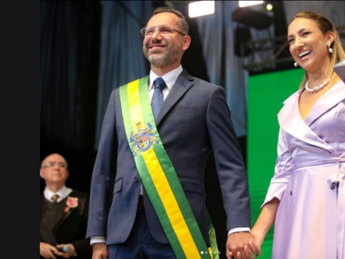 Posesión del nuevo alcalde de Bucaramanga, Jaime Andrés Beltrán.