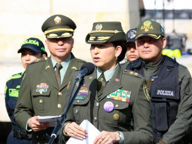 General Sandra Patricia Hernández, subdirectora (e) de la Policía Nacional, entregó el balance.