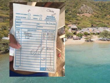 Santa Marta fue tendencia por una factura de un restaurante de playa por sus precios.