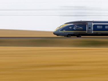 NYT: "Los trenes están llenos en viajes de larga distancia", dijo un ejecutivo ferroviario. Un tren Eurostar de alta velocidad.