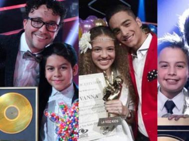 Ellos han sido algunos de los ganadores de La Voz Kids.