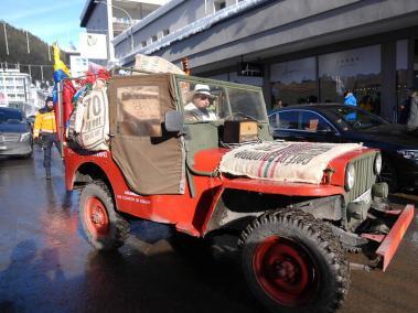 Jeep Willys en Davos, Suiza.