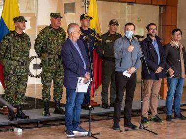 Primer consejo de seguridad entre Bogotá y la Nación.