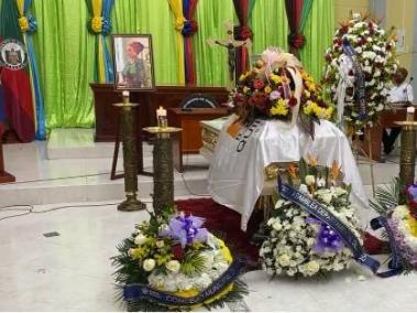 Funeral de Piedad Córdoba en Quibdó