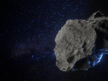 Recreación de un asteroide. Imagen solo de referencia.