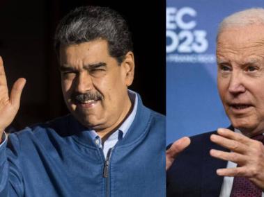 Nicolás Maduro y Joe Biden.