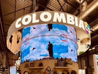 Stand de Bogotá en la Feria Internacional del Turismo (Fitur) 2024