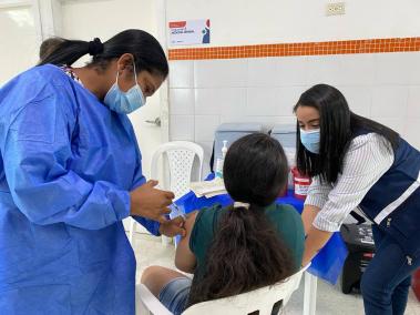 La jornada de vacunación se cumplió con gran éxito en Barranquilla.