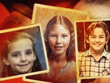 Lauren Rohs, Sheri Autrey y Michael Havet cuando eran niños.